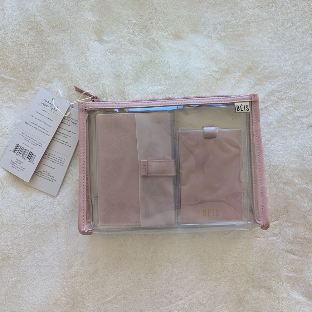 BEIS Blush Travel Organizer Trio